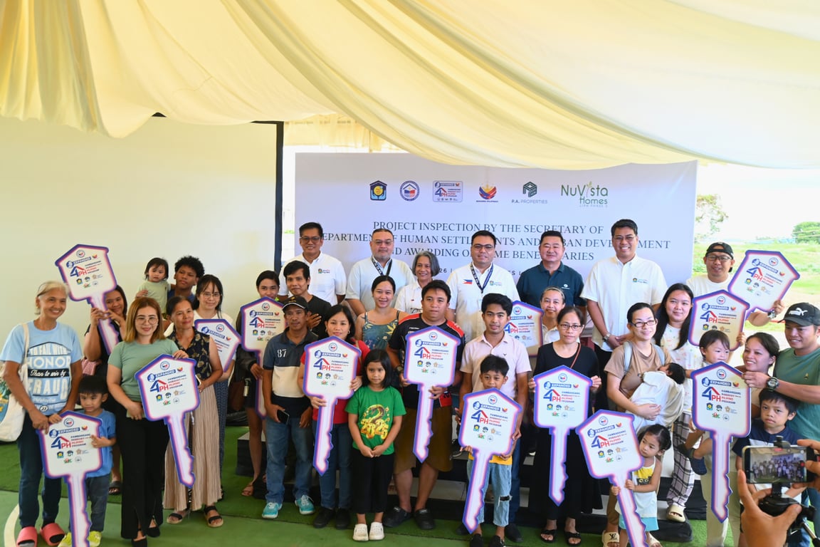 P.A. Properties, DHSUD, and Pag-IBIG award homes to 4PH Beneficiaries in Lipa, Batangas, Strengthen push for affordable housing