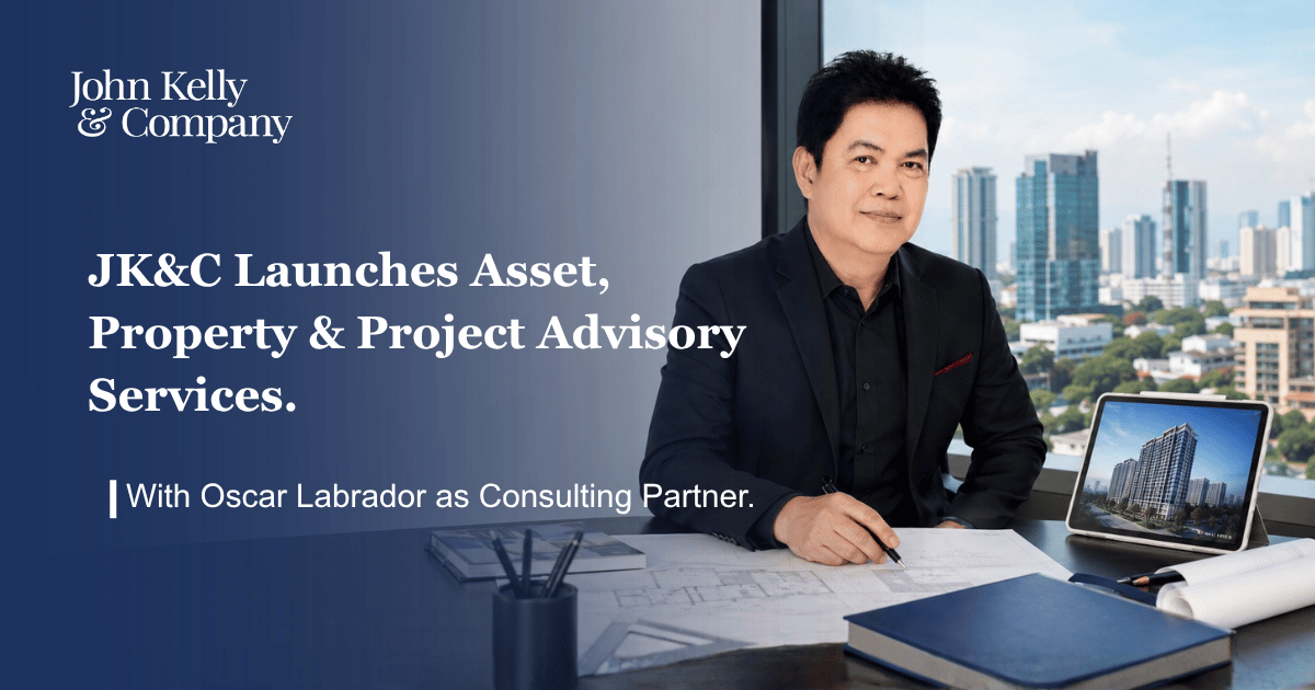 John Kelly & Company Expands Property Advisory Practice with Oscar Teodoro S. Labrador